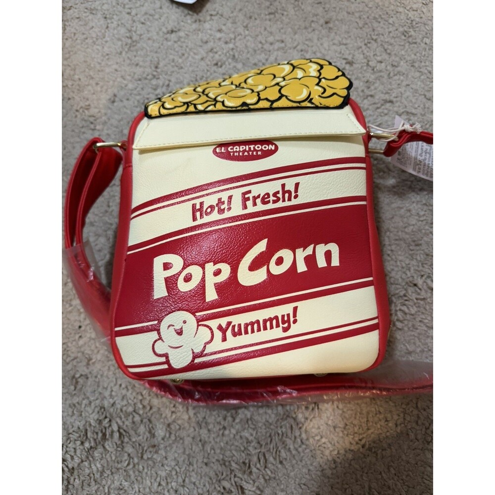 Disney Destination D23 MOG WDI El Capitoon Popcorn Loungefly Crossbody Bag New